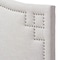 Baxton Studio Aubrey Modern Grayish Beige Upholstered Queen Size Headboard 124-6855 - alternate 2